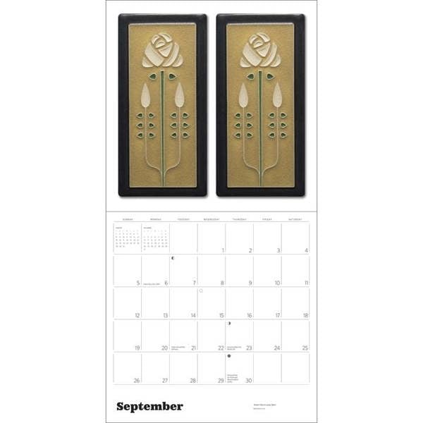 Motawi Tileworks, Arts & Crafts Tiles Calendar 2027, Wall Calendars, Month To View, Art, Gift