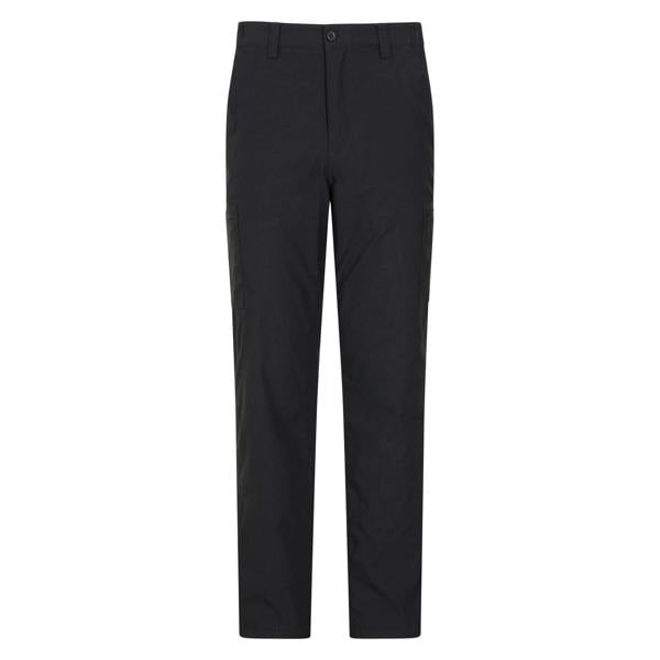 Mountain Warehouse Mens Trek Stretch Long Winter Hiking Trousers - Jet Black - 