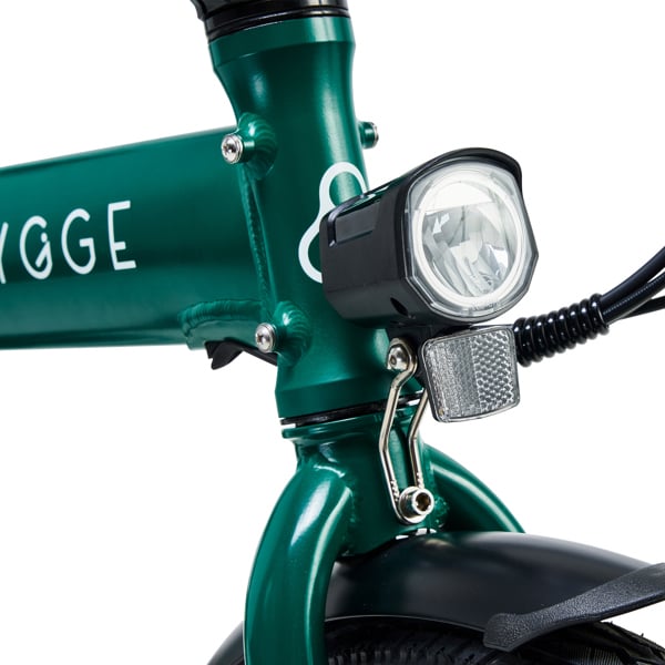 Hygge Bikes Virum 2025 - Folding Ultra-Light E-Bike 36V 10Ah - British Racing Green