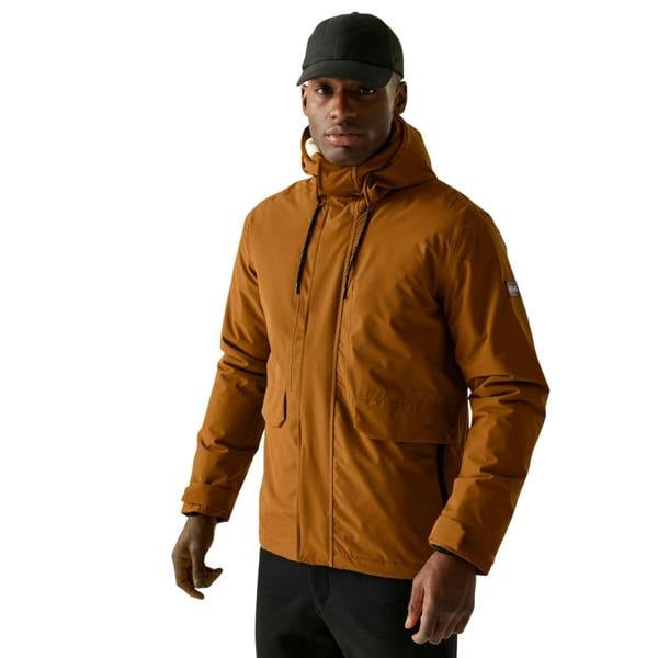 Regatta Mens Sterlings Insulated Waterproof Jacket - Glazed Ginger - 