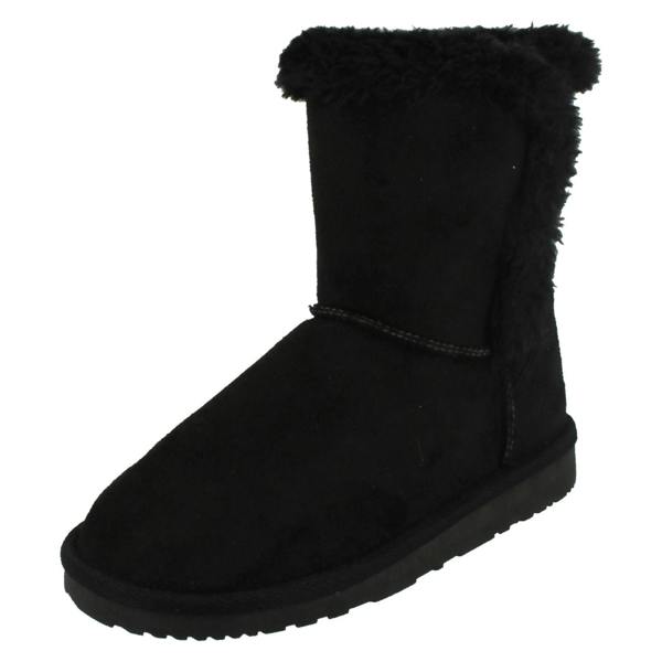 Spot On Girls Spot On Ankle Fur Trim Boots