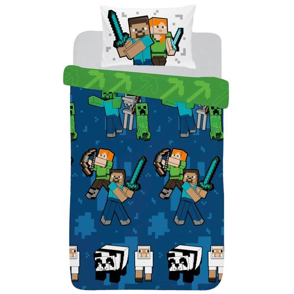 Minecraft Pixel Friends Duvet Cover Set