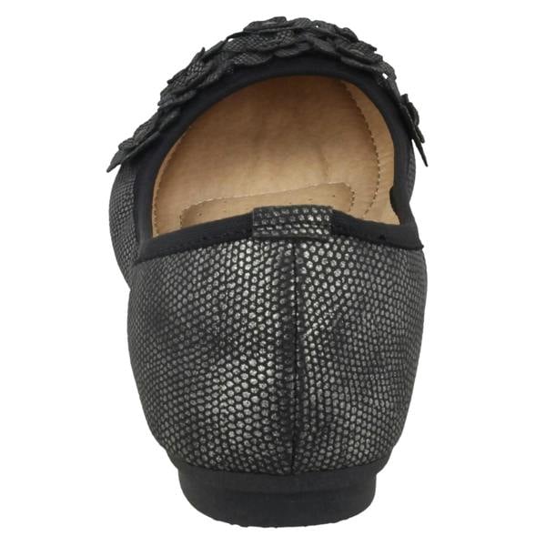 Spot On Ladies Spot On Casual Flat Ballerina Shoes
