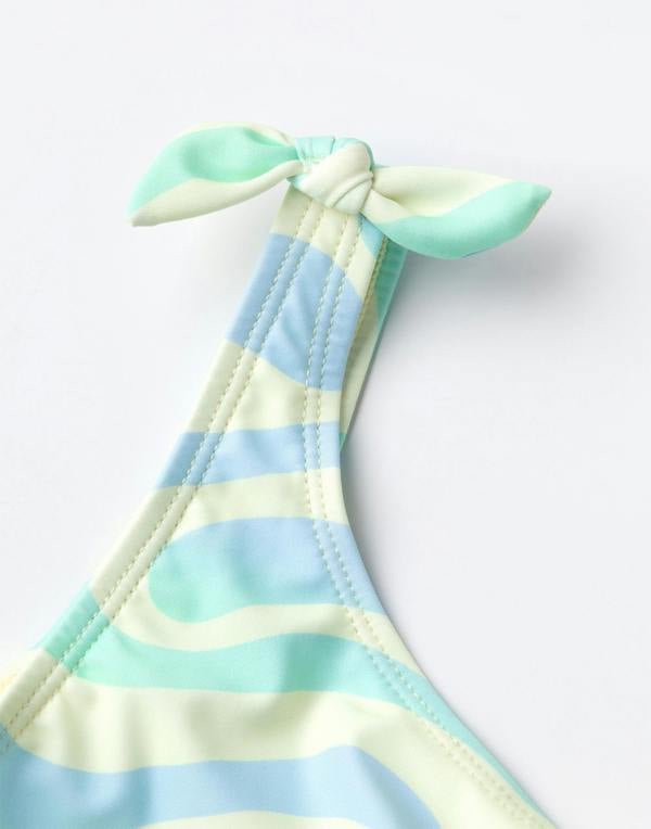 Squishmallows Girls Yellow Summer Of Squish 1 Piece Swimming Costume