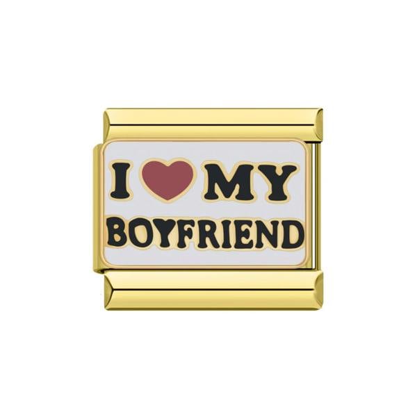 Serafina I Love My Boyfriend | Italian Style Bracelet Charm