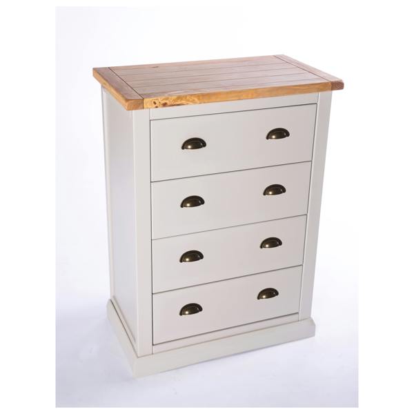Cabinet Bits Loreo 4 Drawer Chest of Drawers Brass Cup Handle