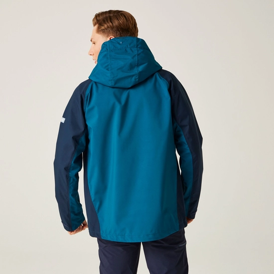 Regatta Mens Britedale Waterproof Jacket - Moroccan Blue/Navy