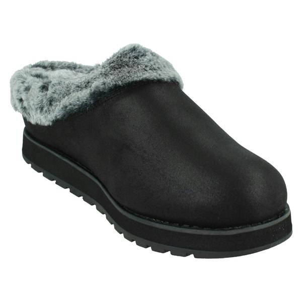 Skechers Ladies Skechers Memory Foam Mule Slippers Keepsakes Rem 31214