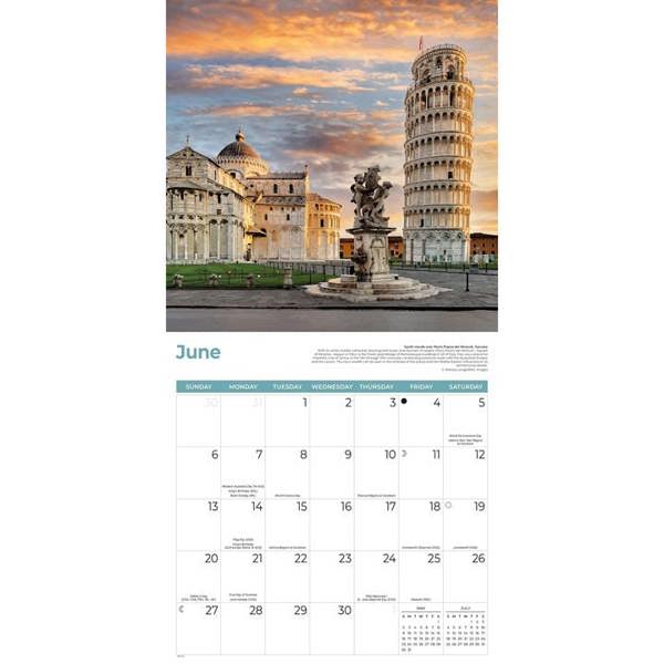 Italy Calendar 2027, Wall Calendars, Month To View, Travel, Gift
