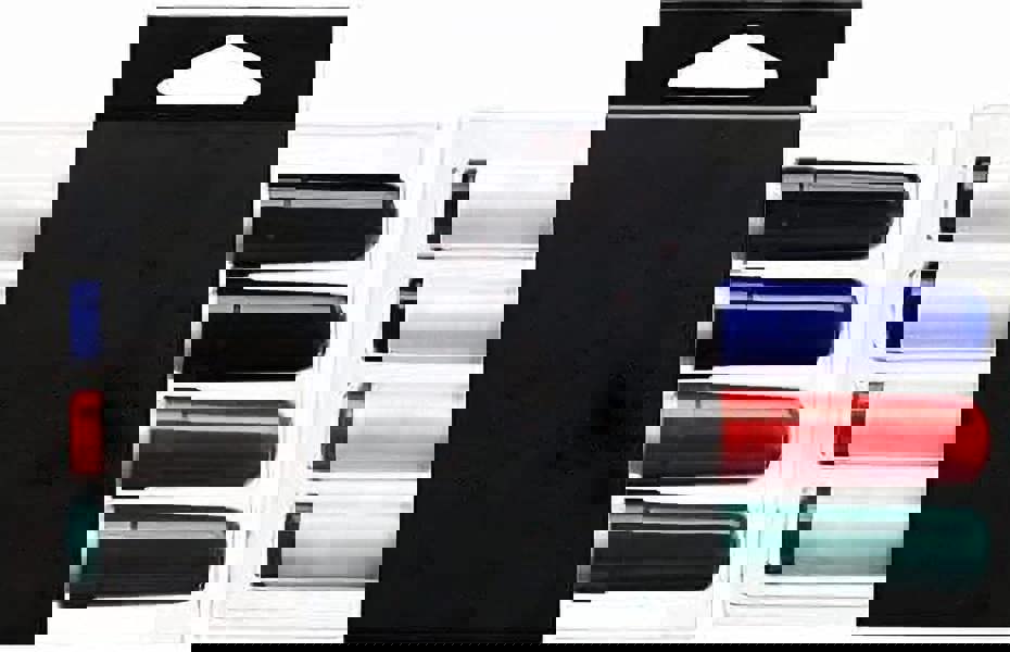 KAV Marker Pens for Office, Schools & Home - Non-Toxic Ink - All-in-One Design with Dry Wipe Eraser - Stylish Markers for Whiteboards, Notice Boards