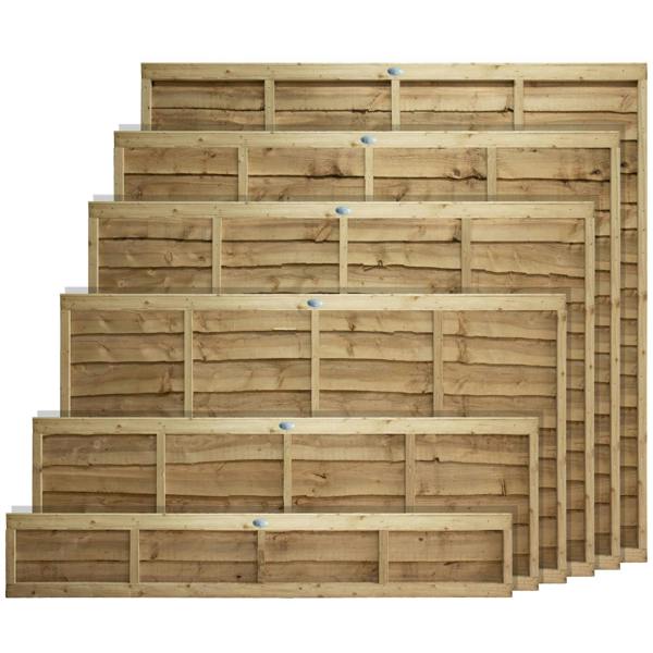 [amazon variation] fence panel premier lap [w.6ft x h.1-6ft] 1