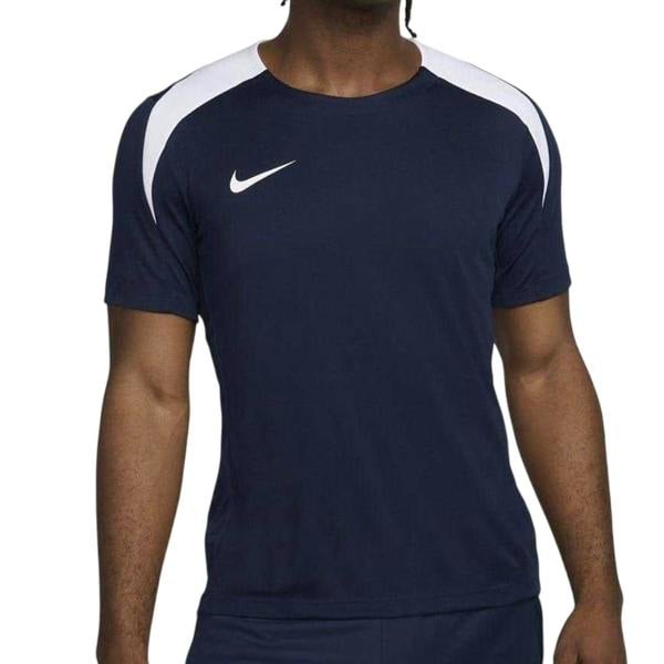 Nike Mens Strike Football Shirt - Obsidian Blue/White - 