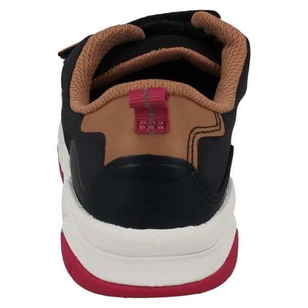 Clarks Childrens PLAY PRINTS By Clarks Big Cat Detailed Trainers Clowder Race