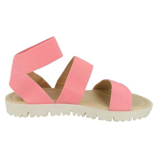 Down to Earth Ladies Down To Earth Elasticated Flat Sandals