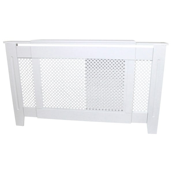 Monstershop Adjustable Radiator Cover MDF - White (1400mm - 1920mm)