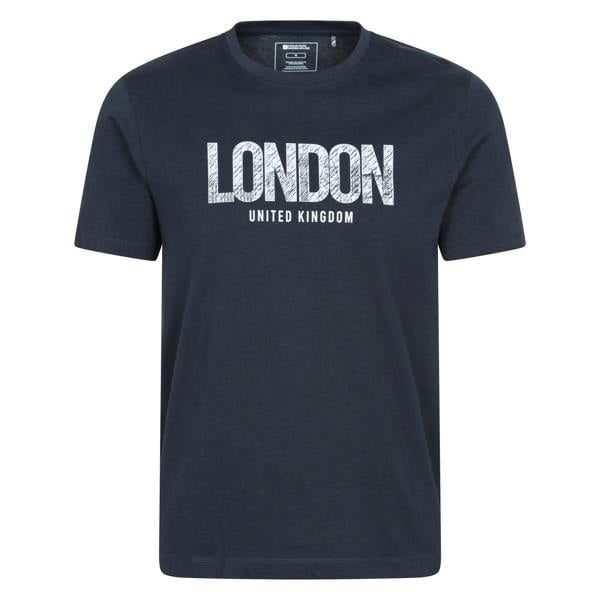 Mountain Warehouse Mens London Short-Sleeved T-Shirt - Navy - 