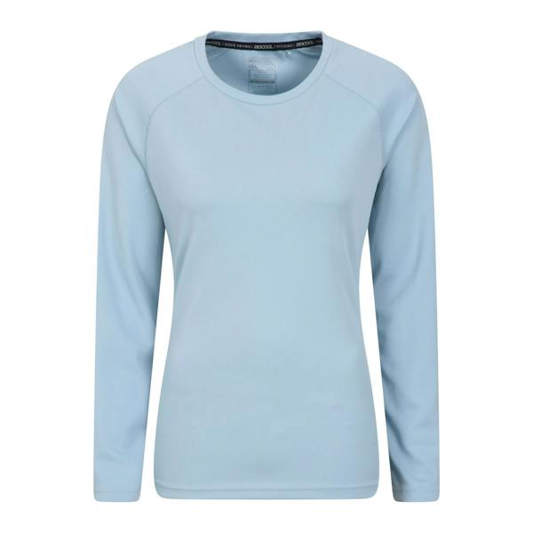 Mountain Warehouse Womens/Ladies Endurance Long-Sleeved Top - Pale Blue - 