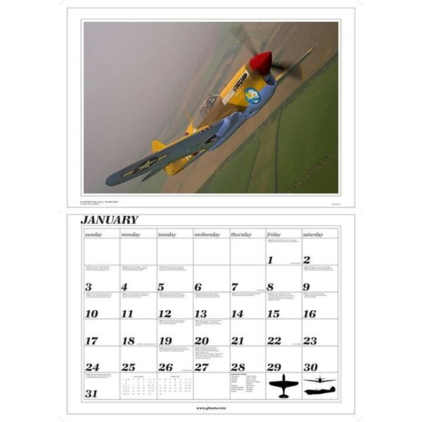 Ghosts, World War Two Time Remembered Deluxe Calendar 2027, Deluxe Calendars, Month To View, History & Literature, Gift