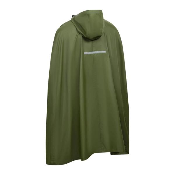 Trespass Qikpac Unisex Hooded Waterproof Packaway Poncho - Moss - 
