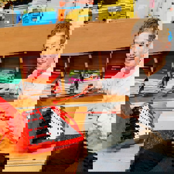 A-Star 25 Note Chromatic Glockenspiel Tuned Percussion#Colour_Red