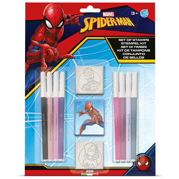 Spider-Man Blister Pack 2 Stamps – Kids Craft & Stationery Set