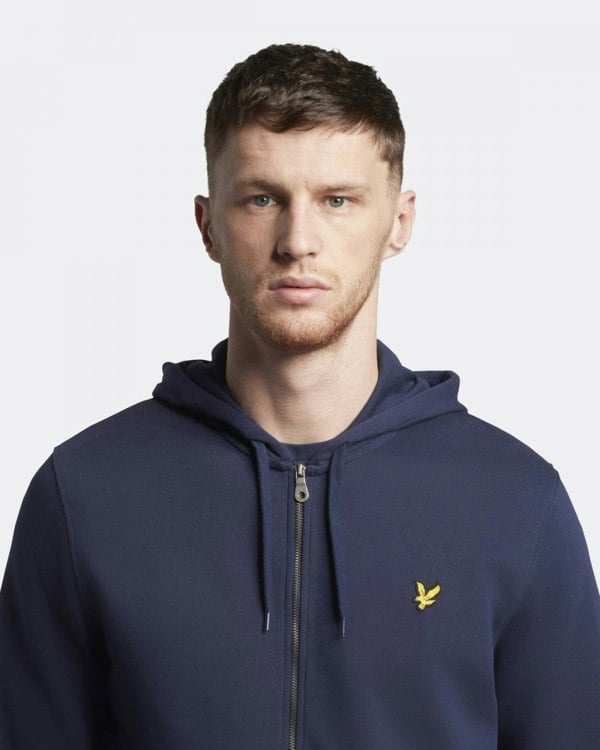 Lyle & Scott Zip Through Mens Hoodie ML420VOG - Z99 Navy