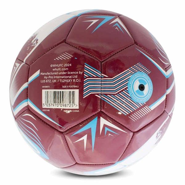 West Ham United FC Turbine Football Size 5 Deflated, Footballs, Sports, Gift