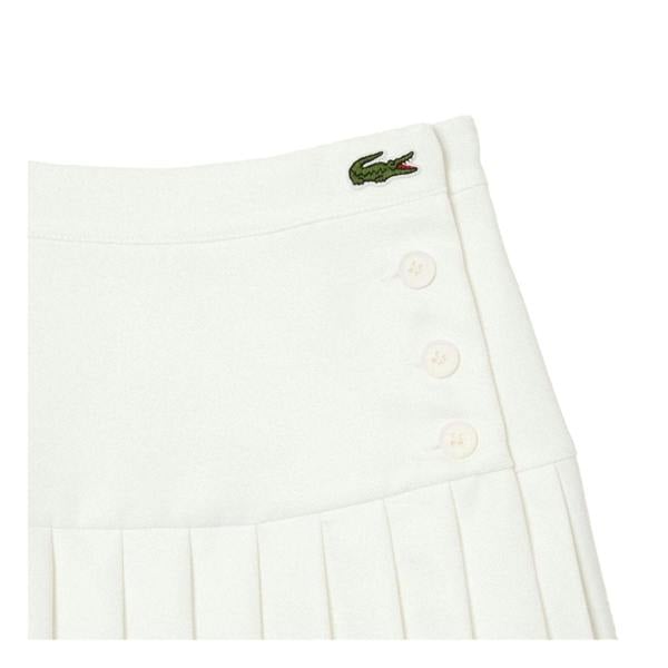 Lacoste Womens/Ladies Knitted Tennis Skirt - White - 