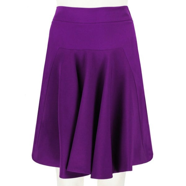 Stella McCartney godet pleat shirt in a beautiful ultra violet purple tone