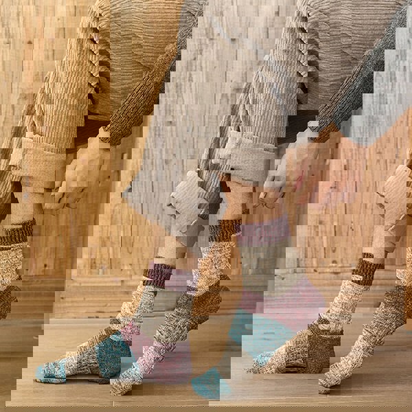 Anysox 5 Pairs Size 5-11 Fashion Socks High Quality Colorful Cotton for Men