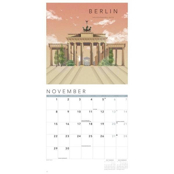 Orchard Design, City Chic Calendar 2027, Wall Calendars, Month To View, Travel, Gift