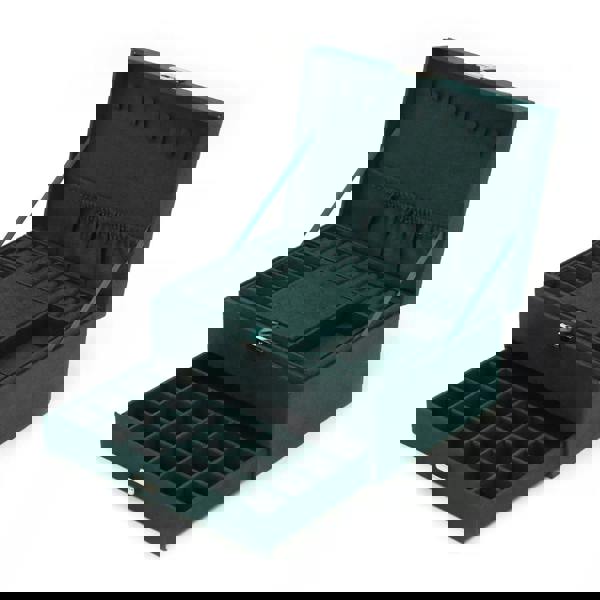 smartbies Large Jewellery Box Rings Necklaces Bracelets Jewelry Storage Organiser 3 Layer