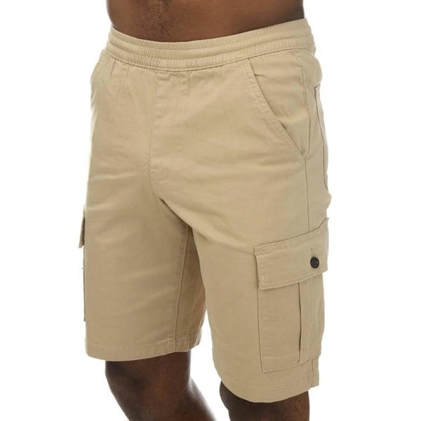Farah Mens Crane Cargo Shorts - Sand