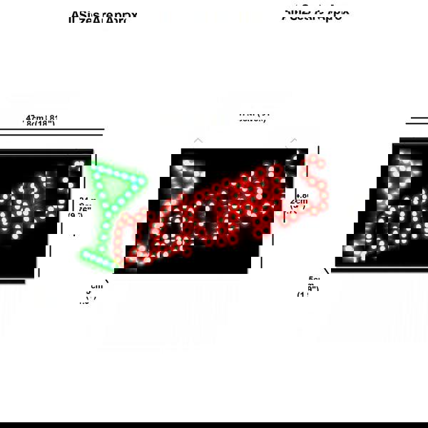 Gr8 Home Led Bar Sign Cocktail Drinks Pub Club Window Shop Display Light Lamp 48cmx24cm