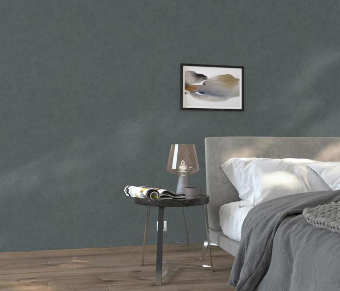 Elle Decoration By Erismann Velvet Mist Luxury Semi Plain Wallpaper