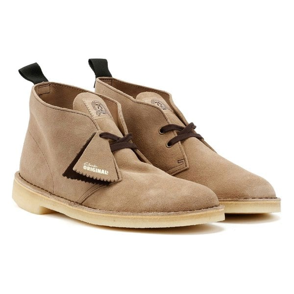 Clarks Originals 26180643 Men's Desert Boots 75 YRS Wolf Suede