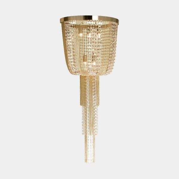 Castro Lighting Luxo Wall Lamp With Swarovski Crystals