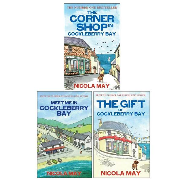 Cockleberry Bay Series 1-3 Book Set by Nicola May (The Corner Shop in Cockleberry Bay, Meet Me in Cockleberry Bay and The Gift of Cockleberry Bay)