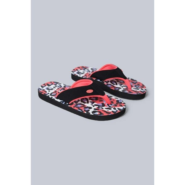 Animal Kids Swish Recycled Flip Flops - Bright Pink