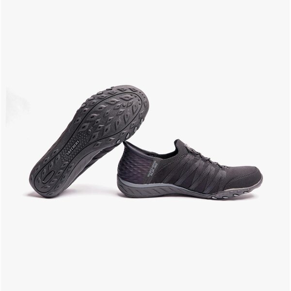 Skechers 100593/BBK BREATHE-EASY - ROLL-WITH-ME Casual Shoes Casual Shoes   in  Black