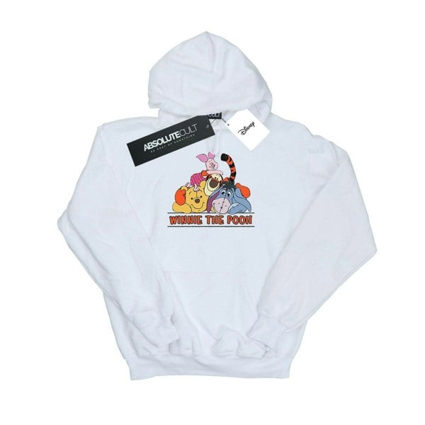 Disney Womens/Ladies Winnie The Pooh Group Hoodie - White