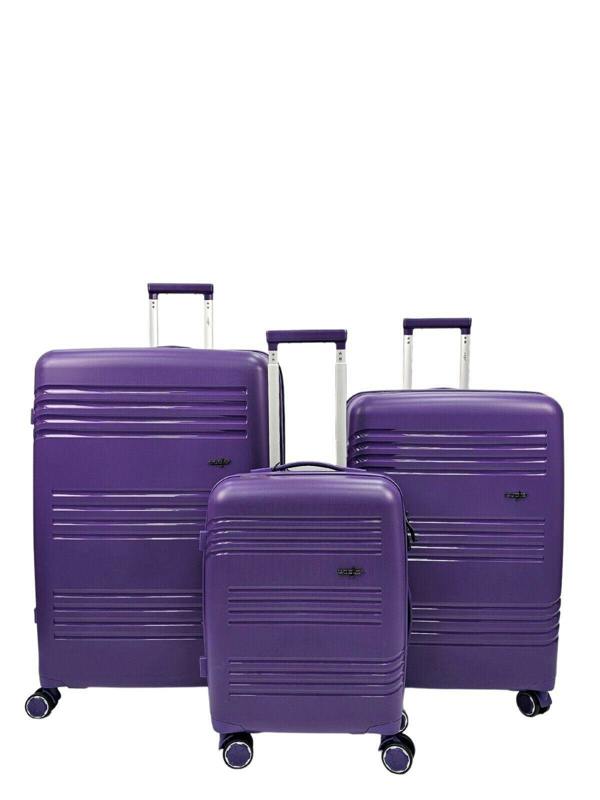 Eagle Luggage Hard Shell 4 Wheel TSA Suitcase Luggage Set