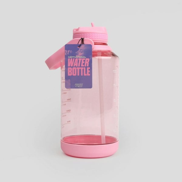 Phoenix Fitness 2L Motivational Water Bottle Pink