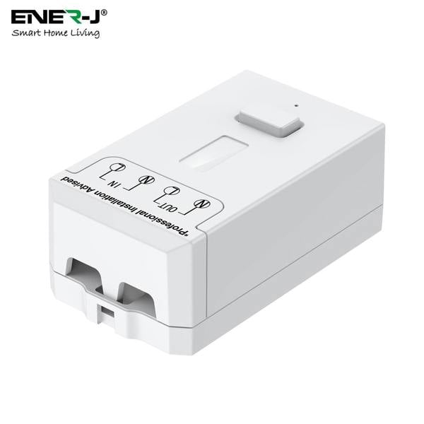 ENER-J Mini FOB Wireless Switch 1 Gang, Black  for ECO RANGE + 500W RF Receiver