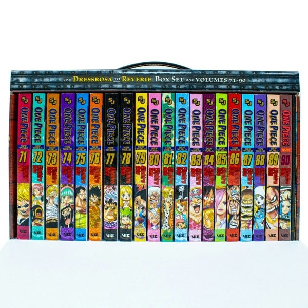 VIZ Media One Piece Box Set 4: Dressrosa to Reverie: Volumes 71-90 with Premium