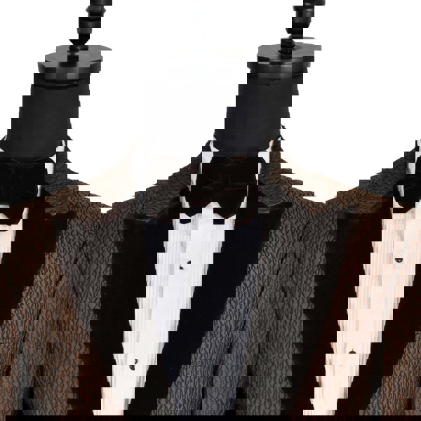 David WeJ DW Signature Velvet Peak Lapel Blazer - Brown