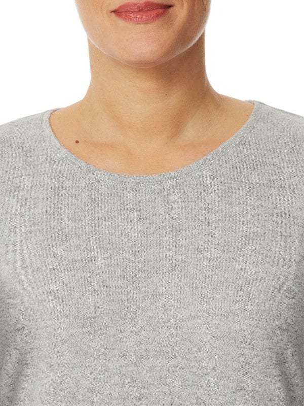 PennyPlain Cross Over Hem Tunic - Malt