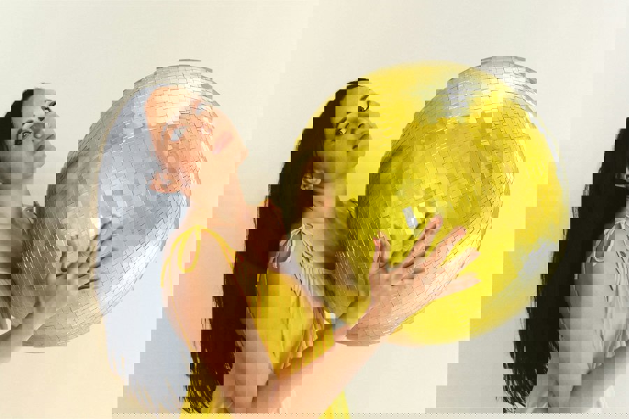 FX Lab Fxlab 16" Mirror Ball Gold