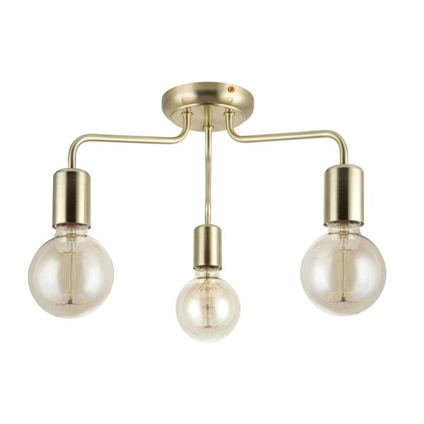 COSYLYTE Fraser 3 Light Metal Ceiling Flush Light