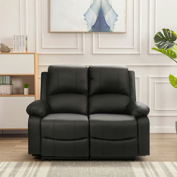 Comfy Living PU Leather Electric Reclining Sofa set